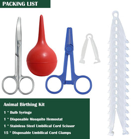 BCDHAMATE curved stainless steel scissors used for careful delivery work.