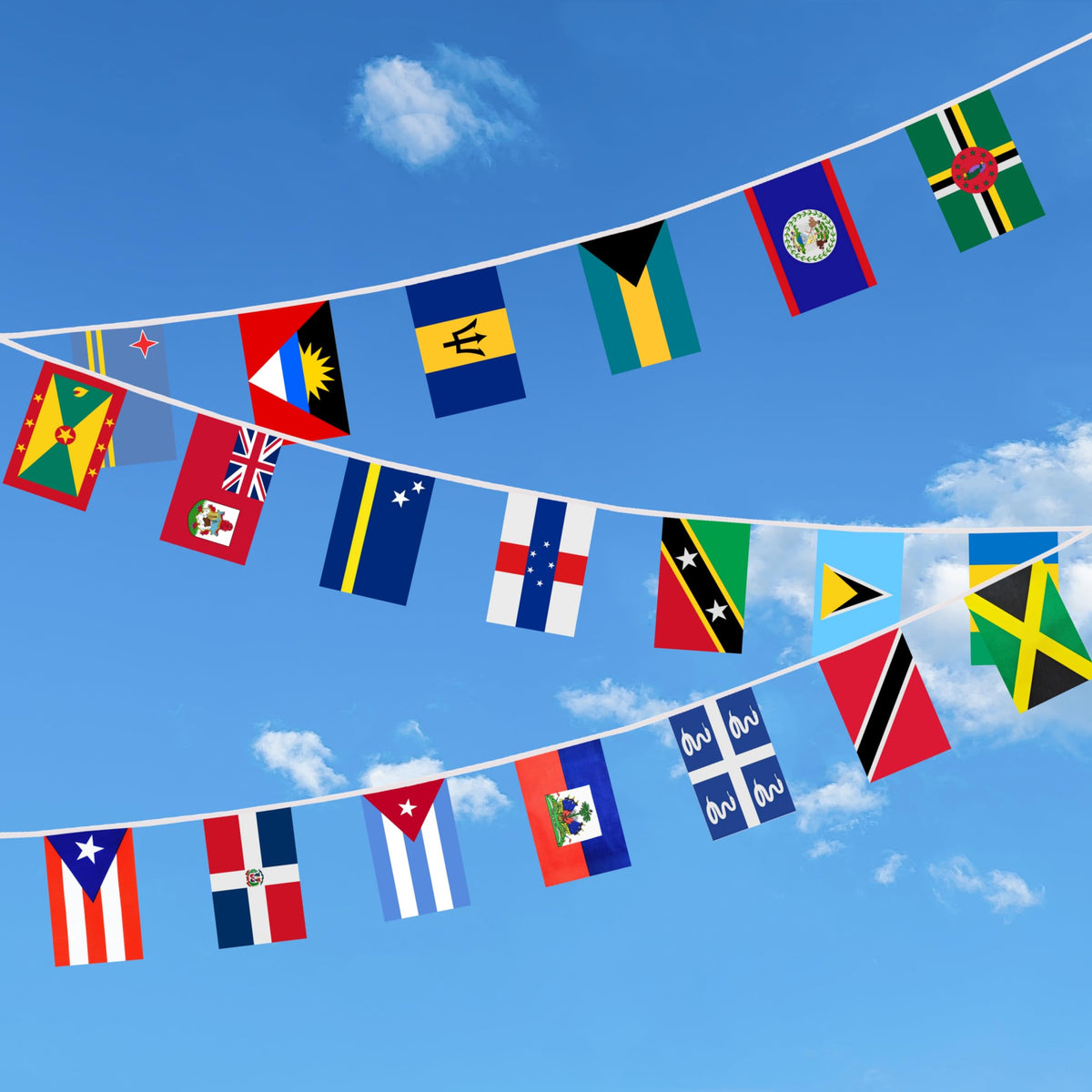 BCLin party decor flag string for festive events