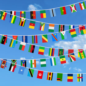 BCLin indoor-outdoor flags add bright color to parties, bars, and classrooms.