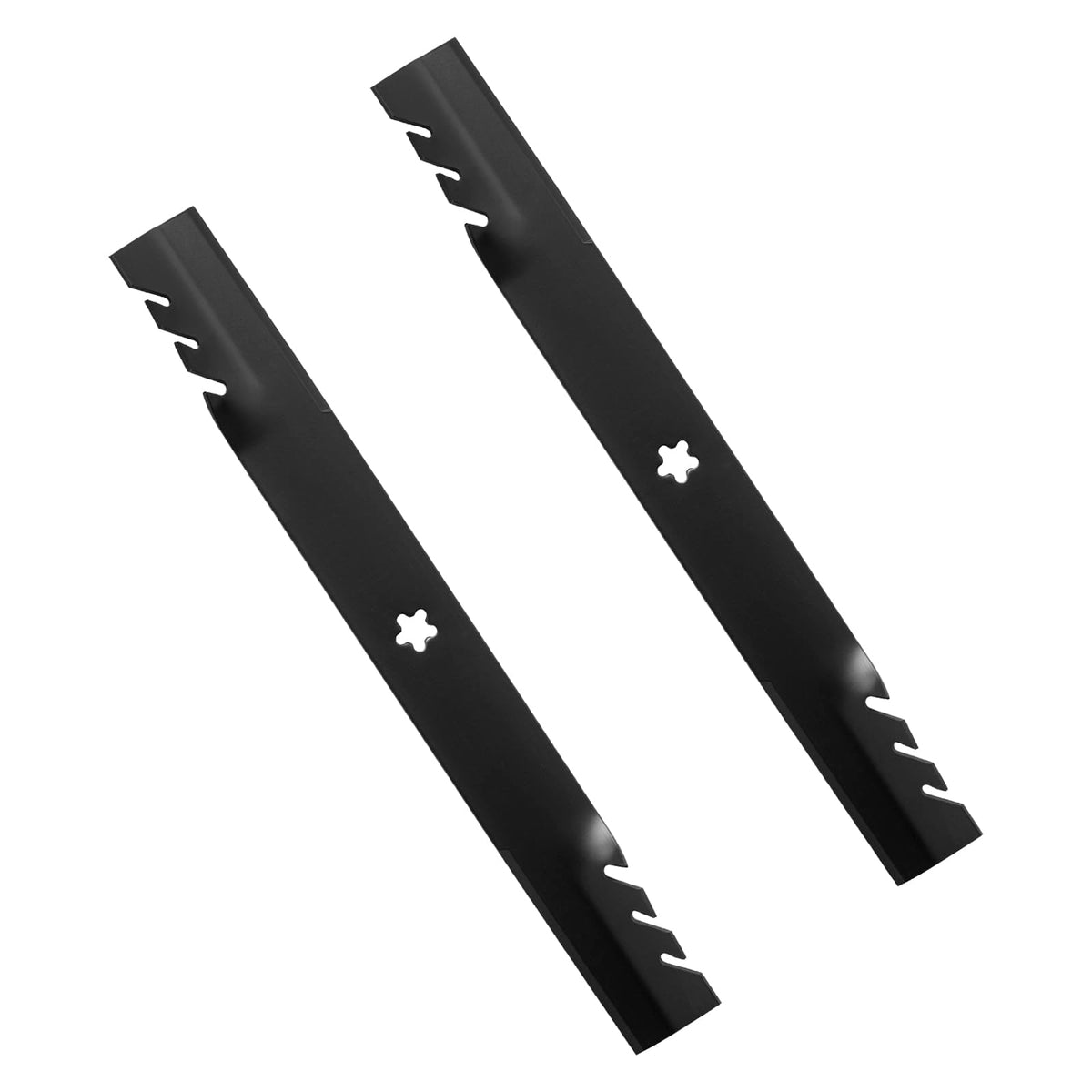 BCQNXX 532405380 mulching blades closeup for durable, even mowing.