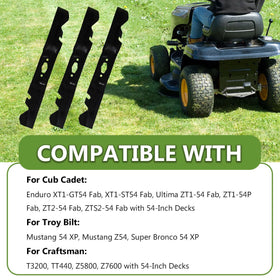 BCQNXX 54-inch deck mulching blade designed for efficient cuts
