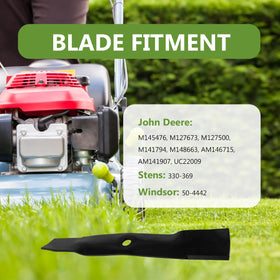 BCQNXX sturdy steel construction for durable mower blades.