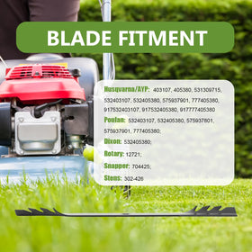 BCQNXX compatibility chart highlights versatile Husqvarna and AYP compatibility.