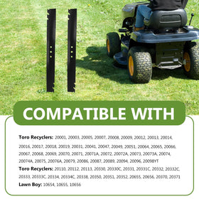 BCQNXX compatible blade set for Toro Recycler and Lawn Boy decks