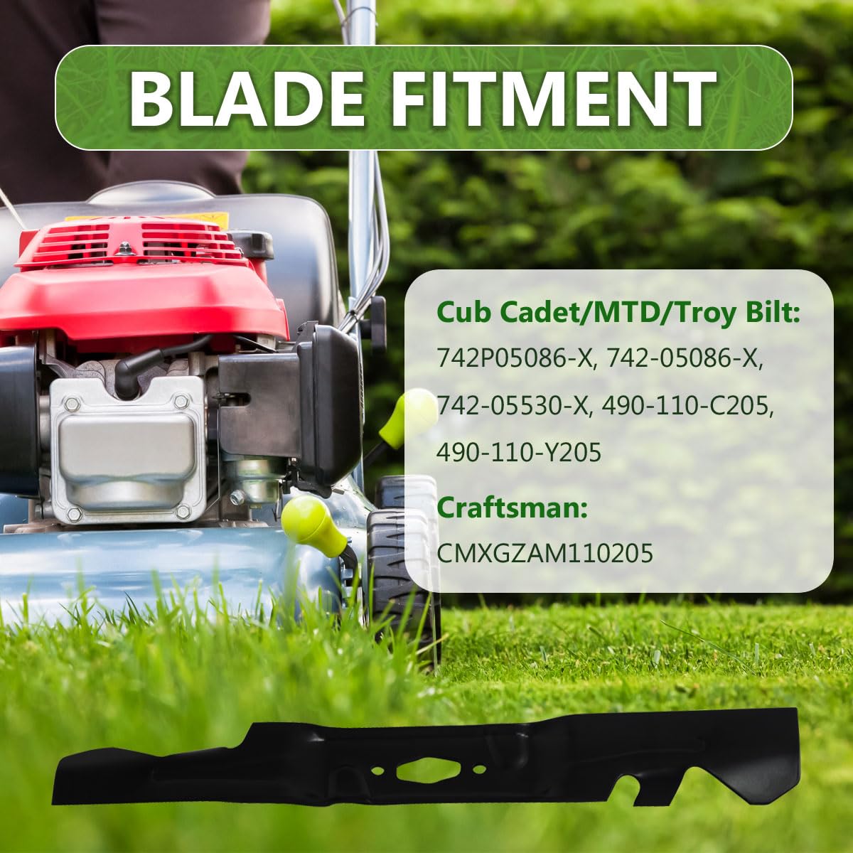 BCQNXX diamond-hole blade pattern supports stable rotation
