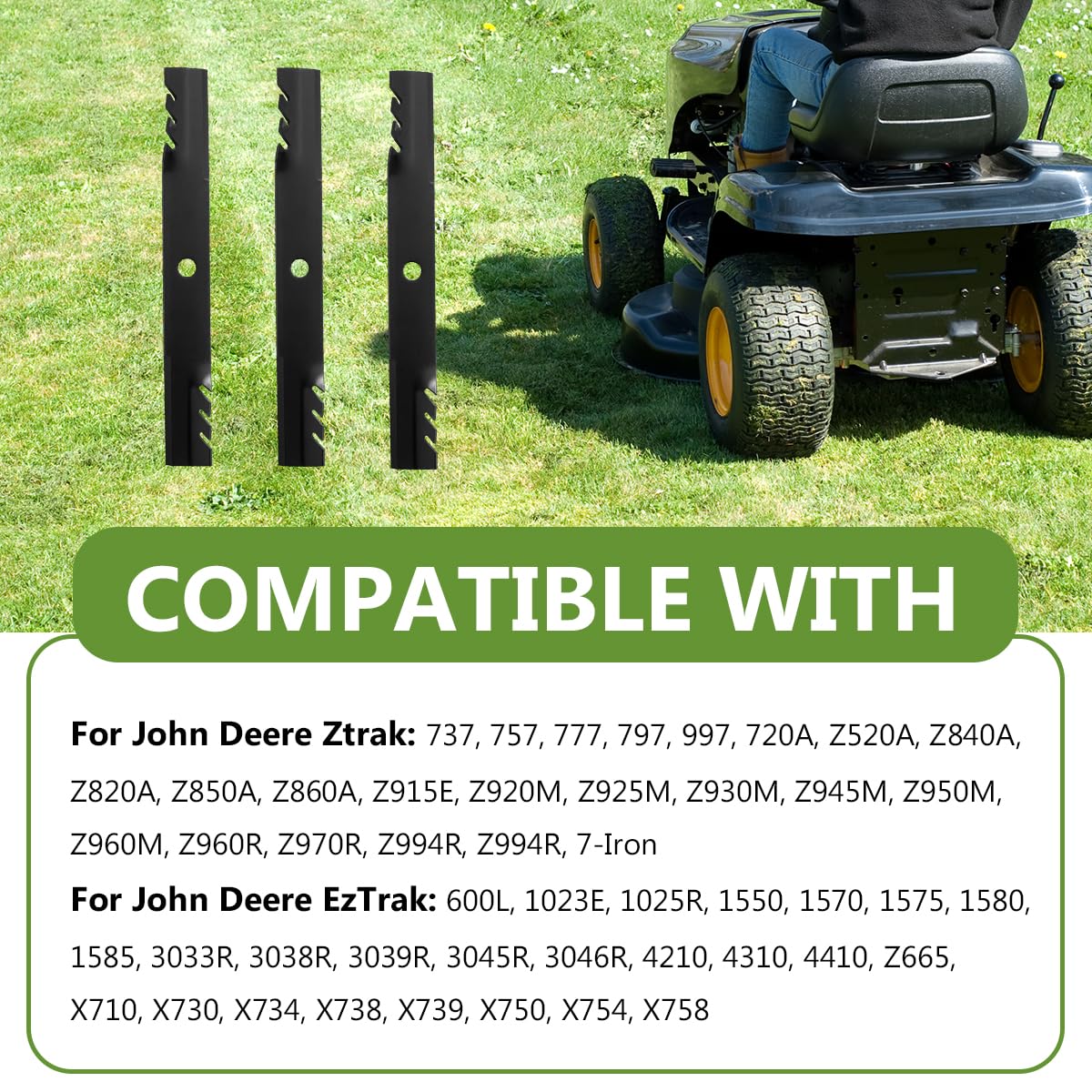 BCQNXX heat-treated steel blades for durability and long life