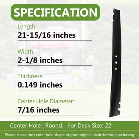 BCQNXX heavy-duty mulching blade with long-lasting durability