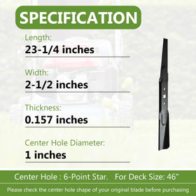 BCQNXX blade close-up shows powder-coated, rust-resistant finish.