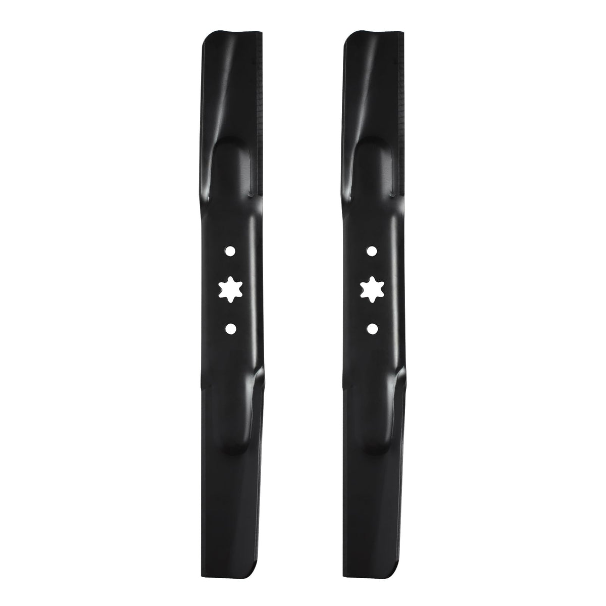 BCQNXX high lift blade 2-pack front view for 46-inch decks.