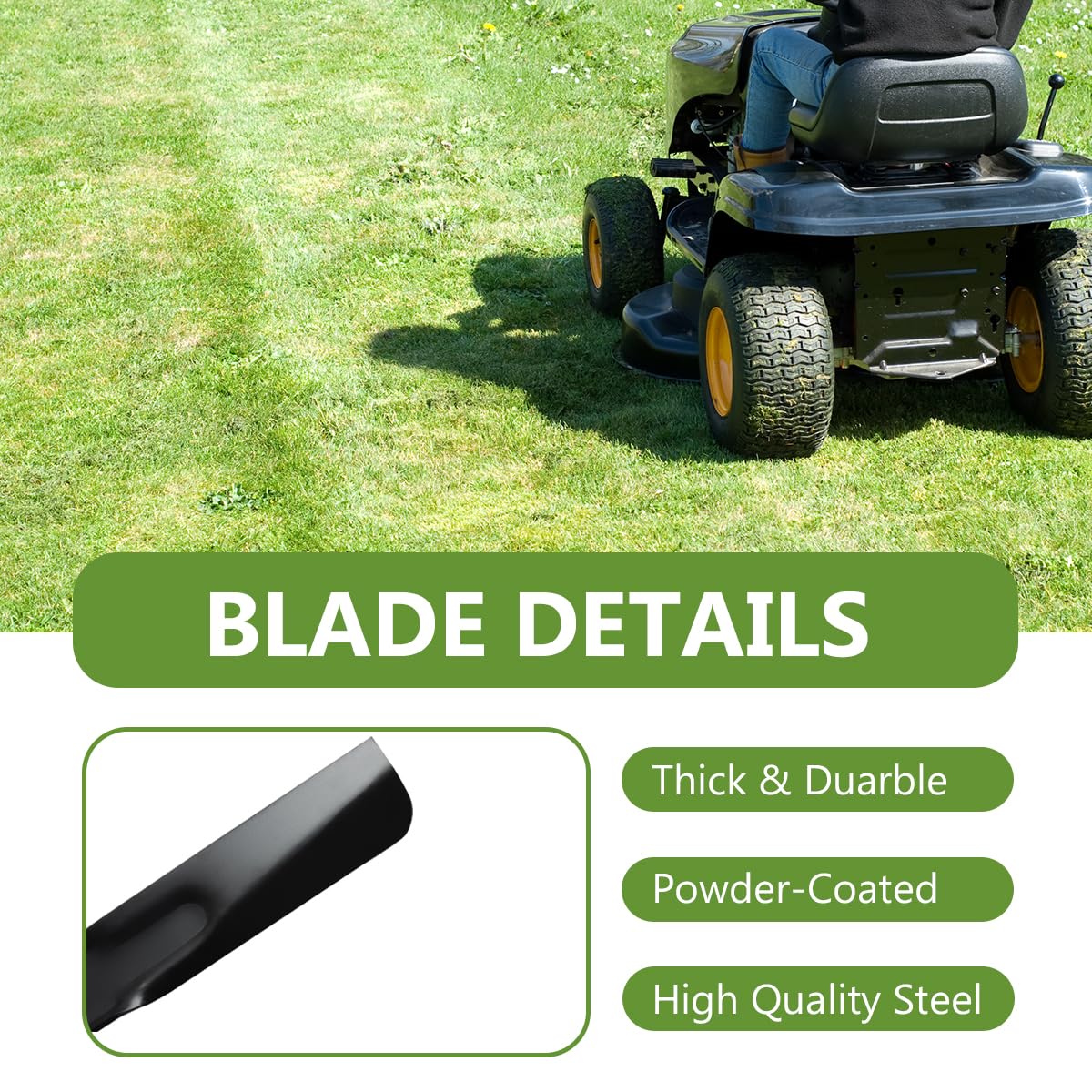 BCQNXX blade detail highlights durable finish and extended cut.