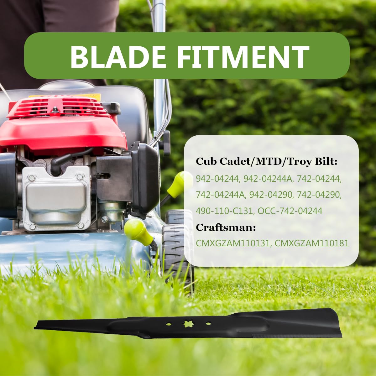 BCQNXX packaging showing two blades for easy installation.