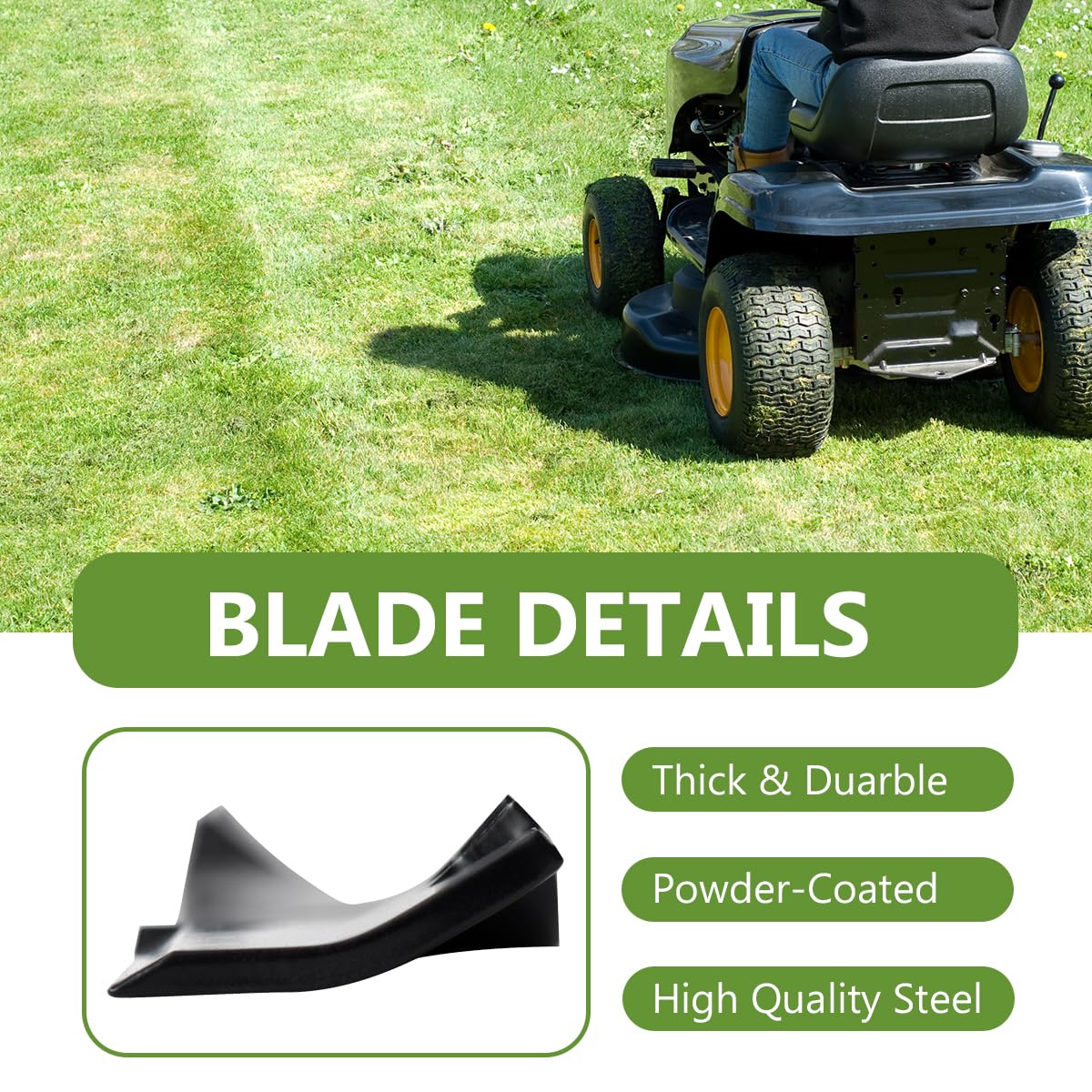 BCQNXX compatible with John Deere models for expanded mulch options
