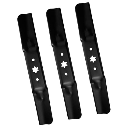 BCQNXX medium lift blades pack for 50-inch decks improves cutting efficiency and durability