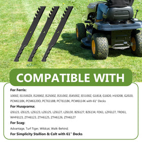 BCQNXX mulching blades compatibility guide highlights supported brands and models