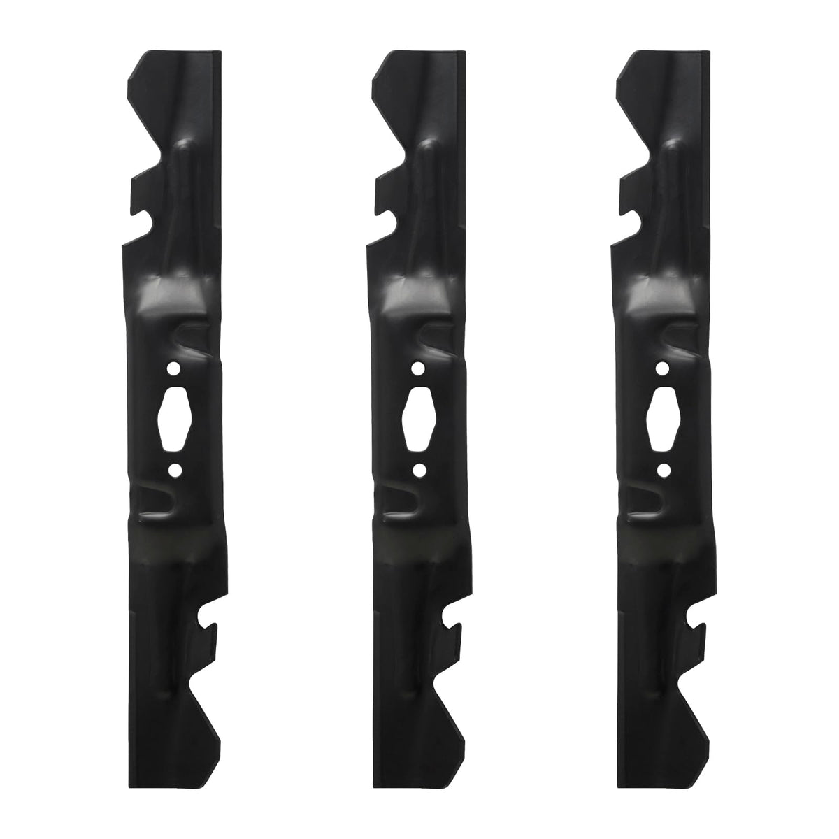 BCQNXX toothed mulching blade for 54-inch deck improves cut quality