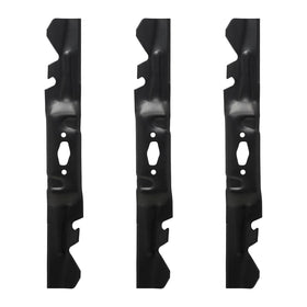 BCQNXX toothed mulching blade for 54-inch deck improves cut quality