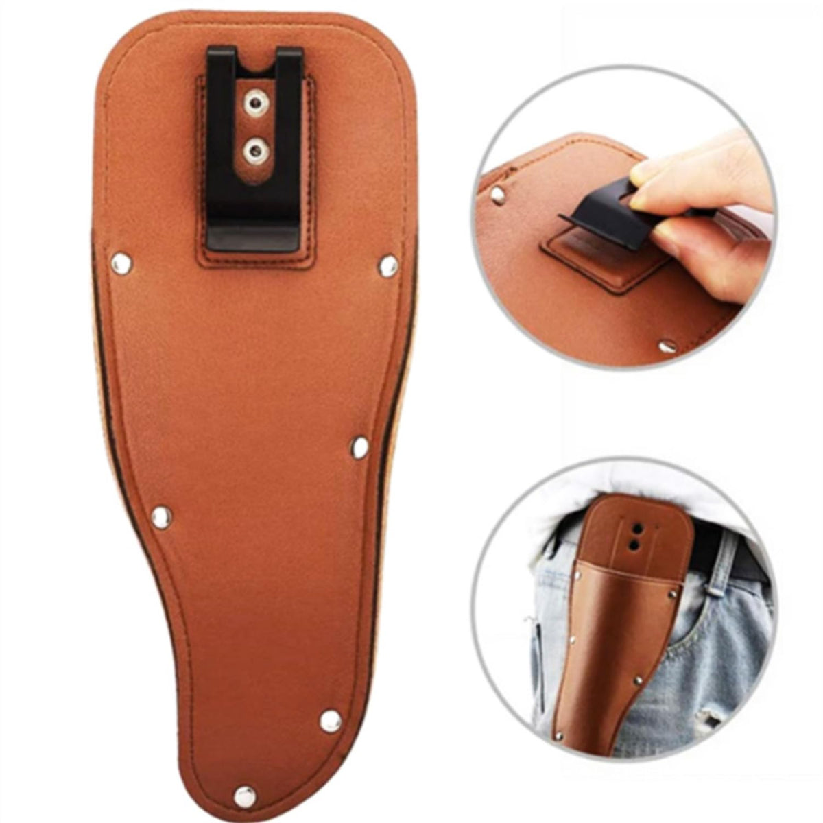 BDHRKTE tool bag belt clip keeps essentials within easy reach.