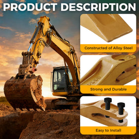 BDI Wear Parts curved digging design boosts breakout and reduces resistance