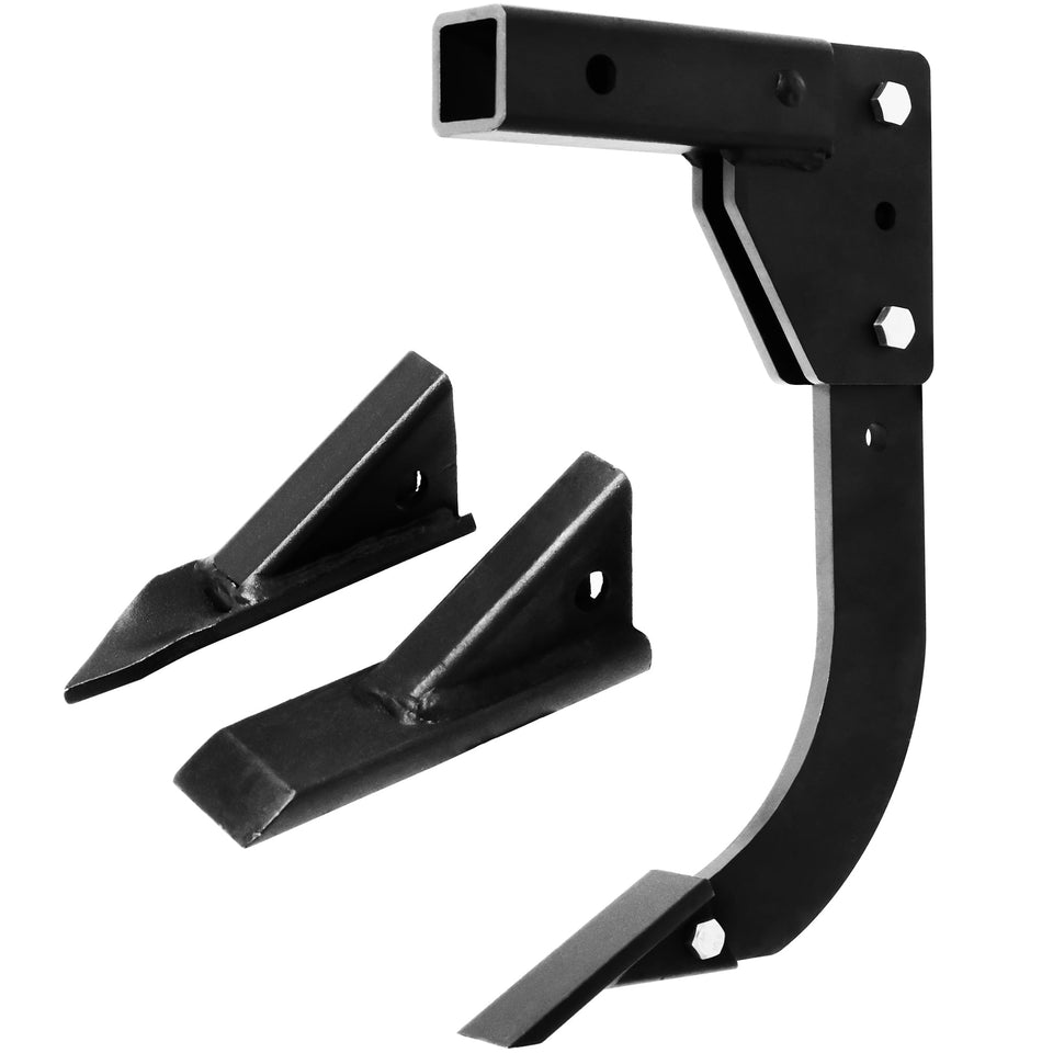 BDI Wear Parts hitch trencher side view showing rugged build for farm and garden use