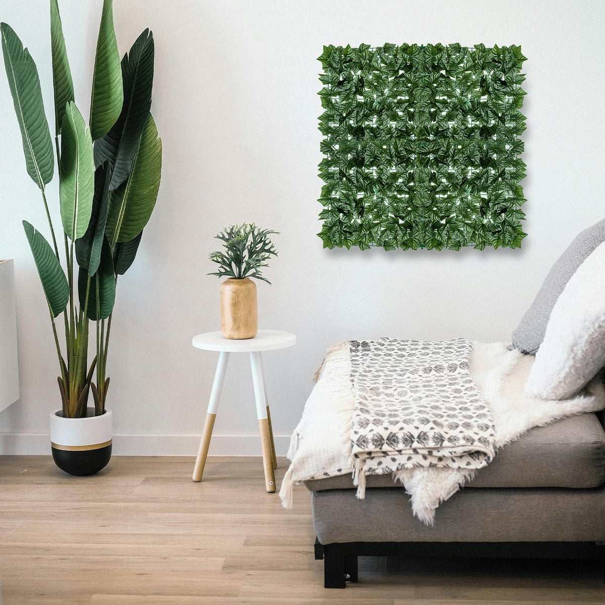 BDUSXYZ easy to clean ivy screen keeps spaces tidy with minimal maintenance