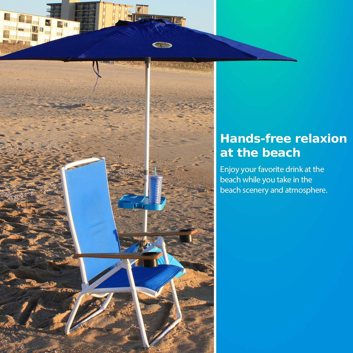 BEACHBUB durable materials withstand sun and salt on long days.