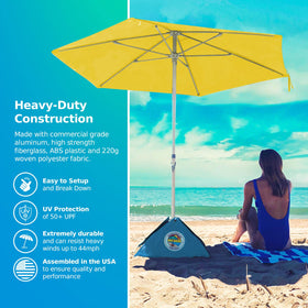 BeachBUB quick beach setup highlights simple assembly for relaxing days