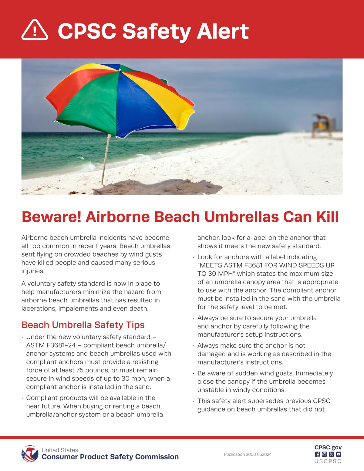 BeachBUB safety standard label highlights ASTM F3681-24 compliance for safe use
