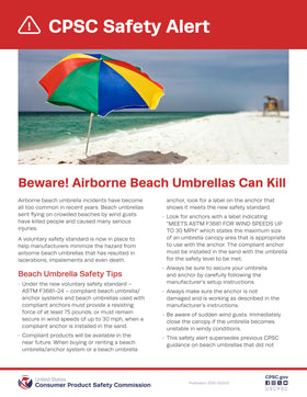 BeachBUB safety standard label highlights ASTM F3681-24 compliance for safe use
