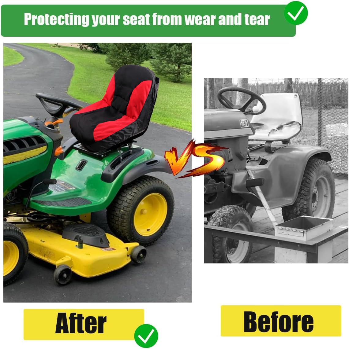 BeadChica easy install no-tools seat cover fits securely.