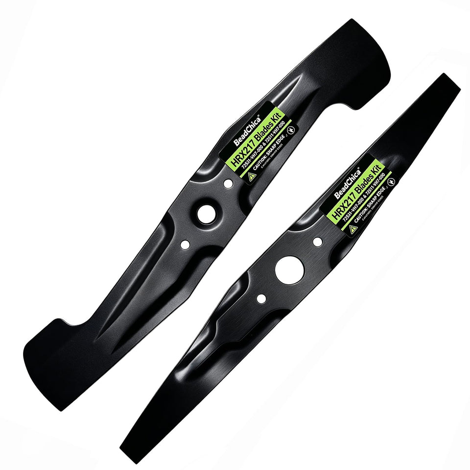 BeadChica HRX217 upper blade, precise cut for a cleaner lawn.