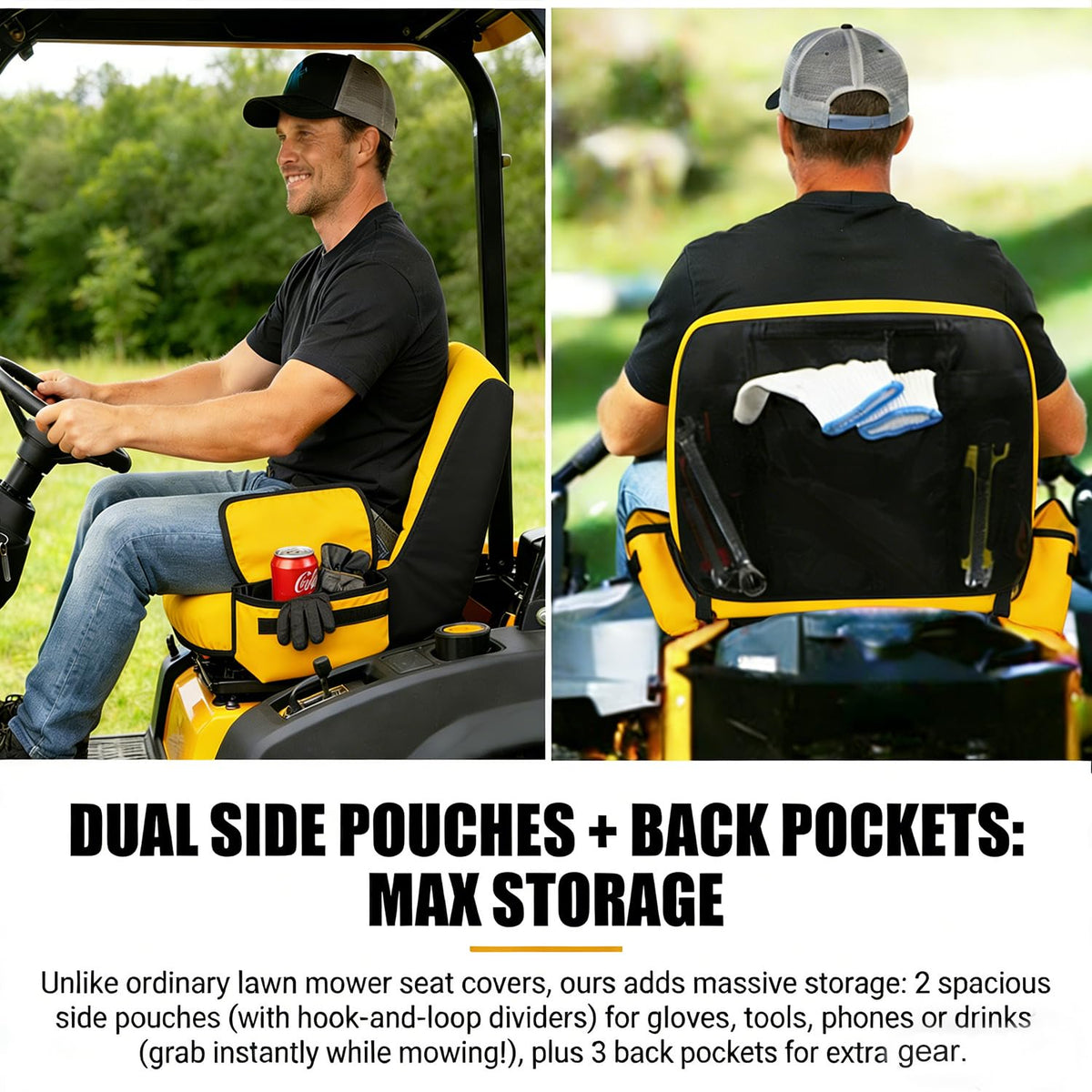 BeadChica seat cover demonstrates light water resistance for dew and light rain