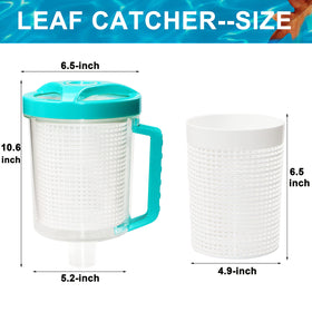 BeadChica Leaf Catcher easy-remove handle simplifies pool maintenance.