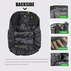 BeadChica seat cover back pocket design adds tool storage.