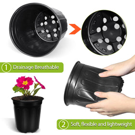 BeapTcely soft-plastic seedling pot is lightweight and reusable.