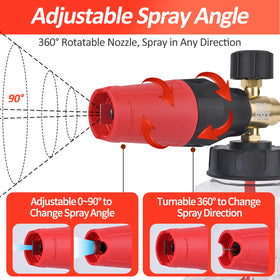 Bear Force clip nozzle holder keeps accessories organized.