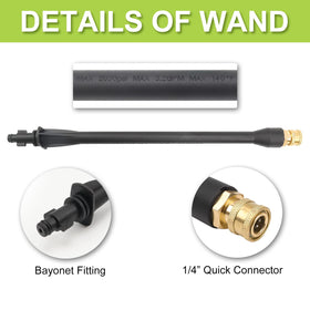 Bear Force wand uses durable, corrosion-resistant materials for long-lasting use