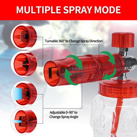 Bear Force five spray tips offering versatile wash patterns