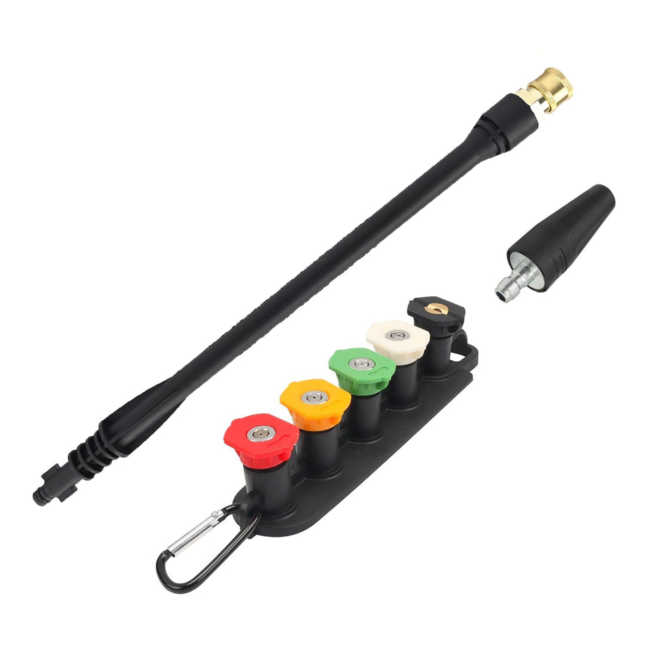 Bear Force pressure washer wand and turbo nozzle for versatile outdoor cleaning