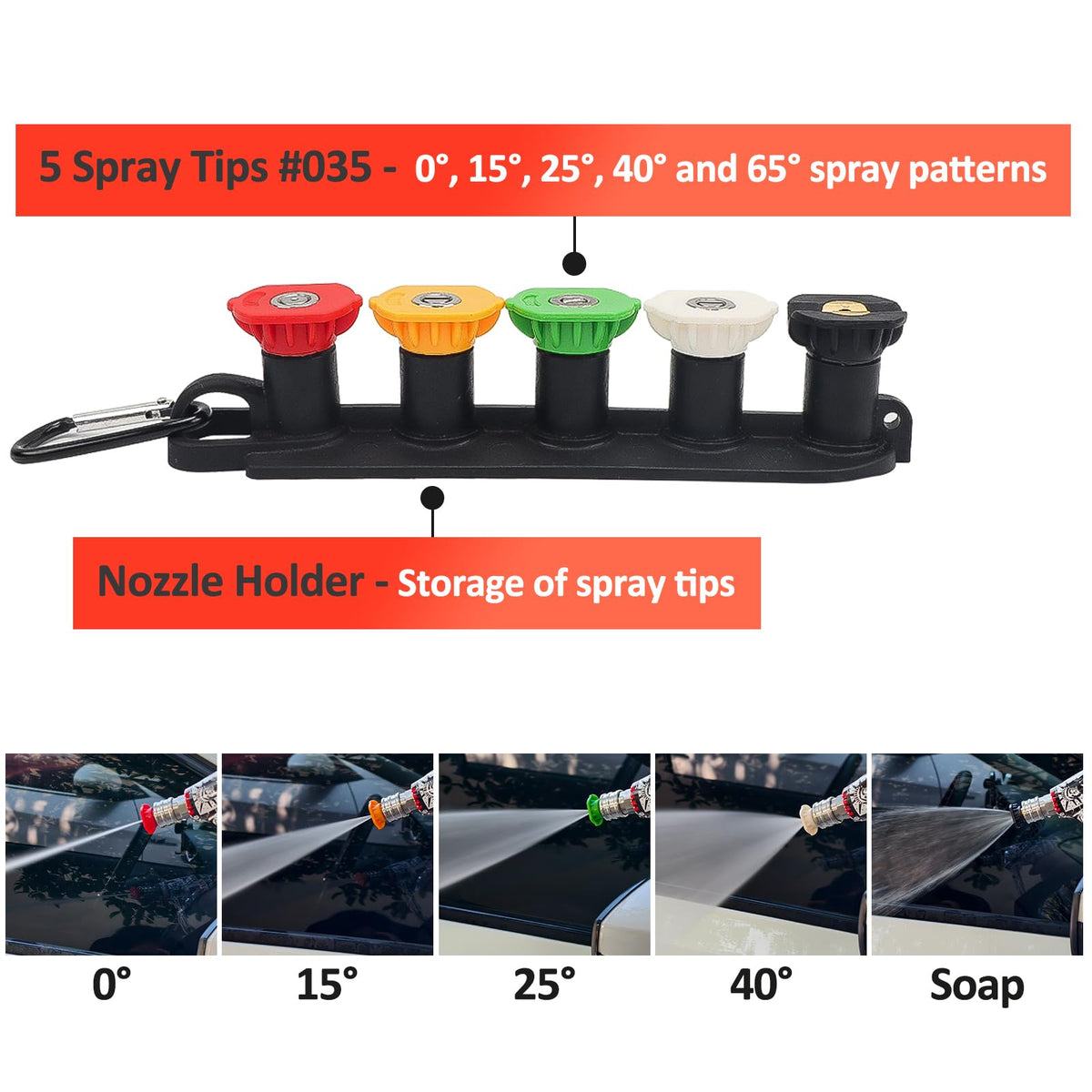 Bear Force 3/8 inch quick connector for fast tool swaps.