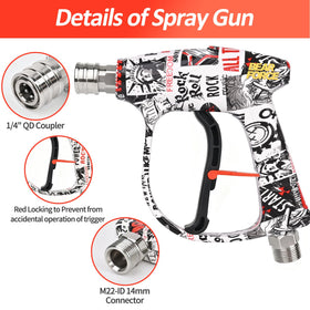 Bear Force 0deg red tip for focused spot cleaning with jet power.