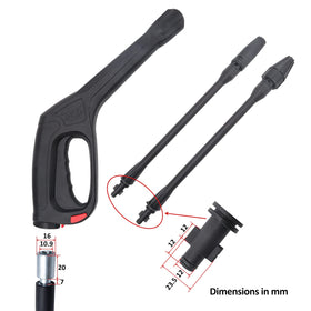 Bear Force turbo wand for concentrated cleaning on stubborn grime.