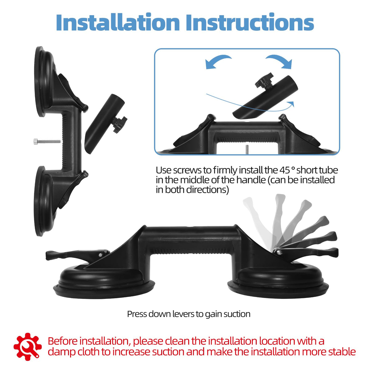 BEASYE universal flagpole holder attached to a vehicle for stable roadside visibility