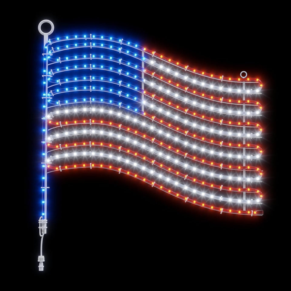 Beatineon LED American flag wall-hanging for bright indoor patriotic decor.