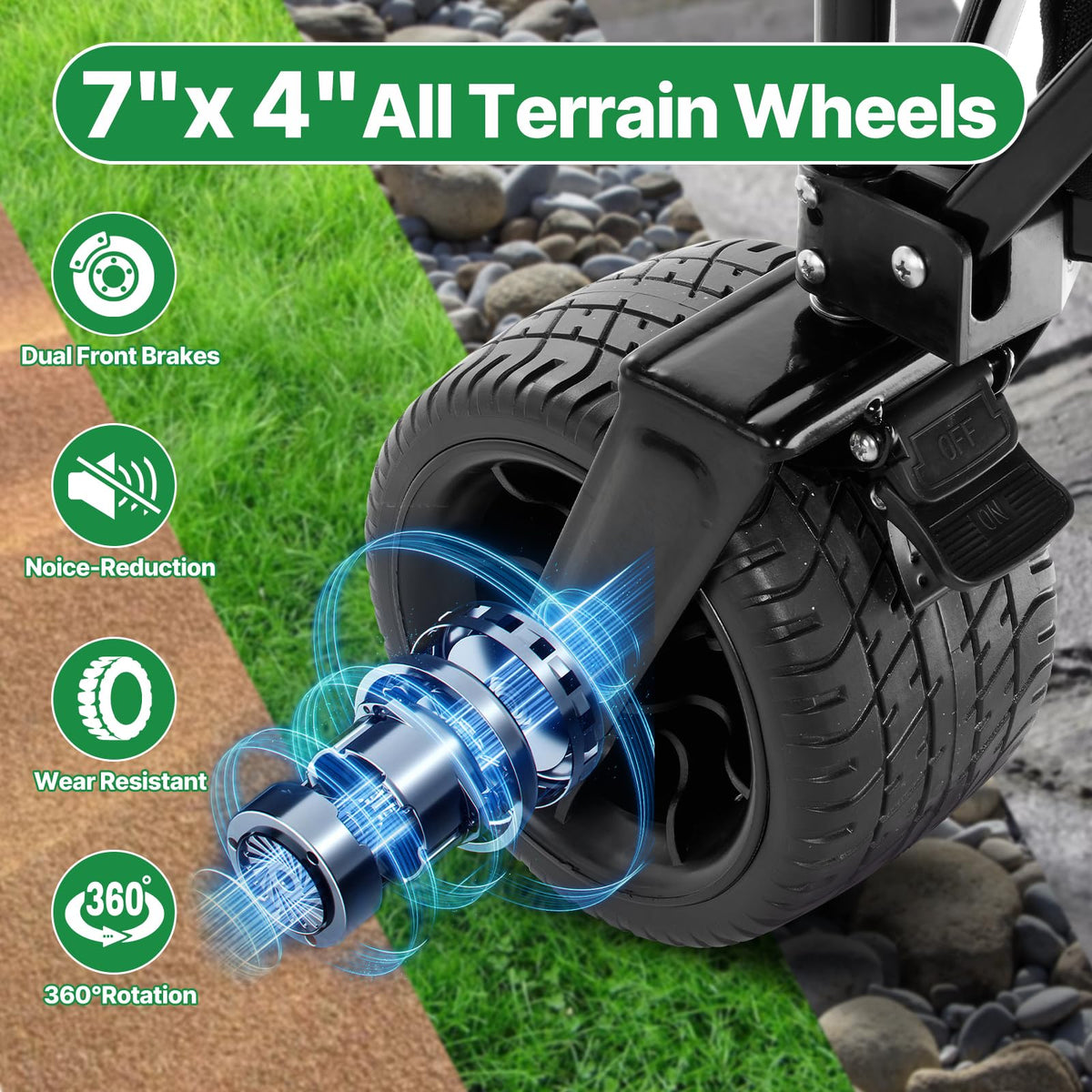 BEAU JARDIN strong carbon steel frame supports heavy loads