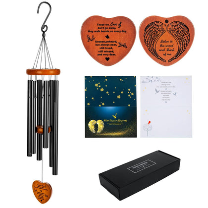 Beboligh Sympathy wind chimes in garden create soothing memories outdoors.