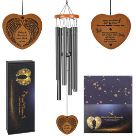 beboligh wind chimes outdoor 35inch, durable garden decor with soothing tones