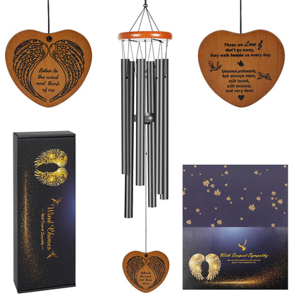 beboligh wind chimes outdoor 35inch, durable garden decor with soothing tones