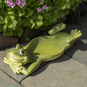 Bechivie bird bath and bee watering dish creating a wildlife focal point