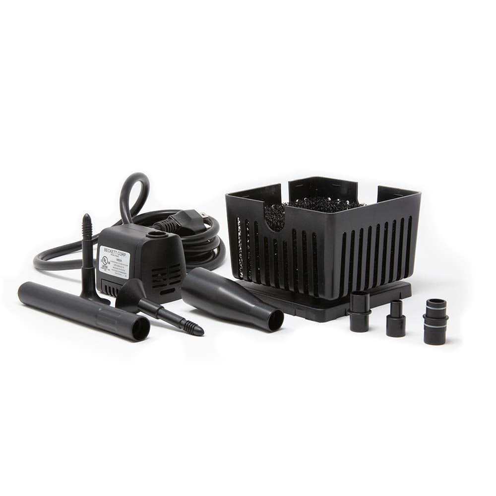 Beckett CGFK60 pump front view, compact design for small spaces