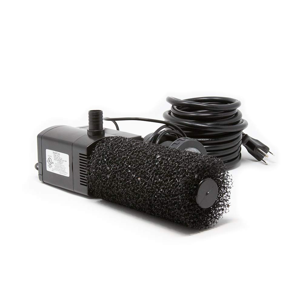 Beckett LV450T foam-filter maintaining water clarity and reducing debris buildup.